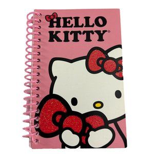 Vintage 1976 Hello Kitty Sanrio Notepad Pink Mini Notepad Spiral 5.5" X 3.5"